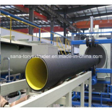 PE/PVC Double Wall Corrugated Pipe Machine/Plastic Extrusion Line